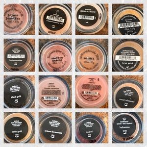 Bare Minerals assorted eye, blush & face colors